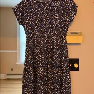 Floral Navy Dress